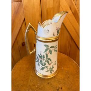 Antique T & V Limoges, France Tankard/Jug Floral porcelain (6774)
